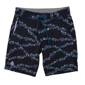 Stio Men's 32 CFS Board Shorts Swim Trunk Hiking Quick Dry Floral All Over Print